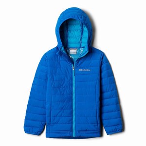 Columbia Powder Lite™ Hooded Jacka Pojkar Blå (SEWDU4856)